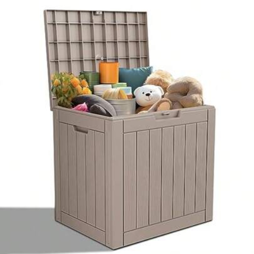 Outdoor Furniture Cushion - 잠금식 레진 데크 박스, 야외용 보관함,