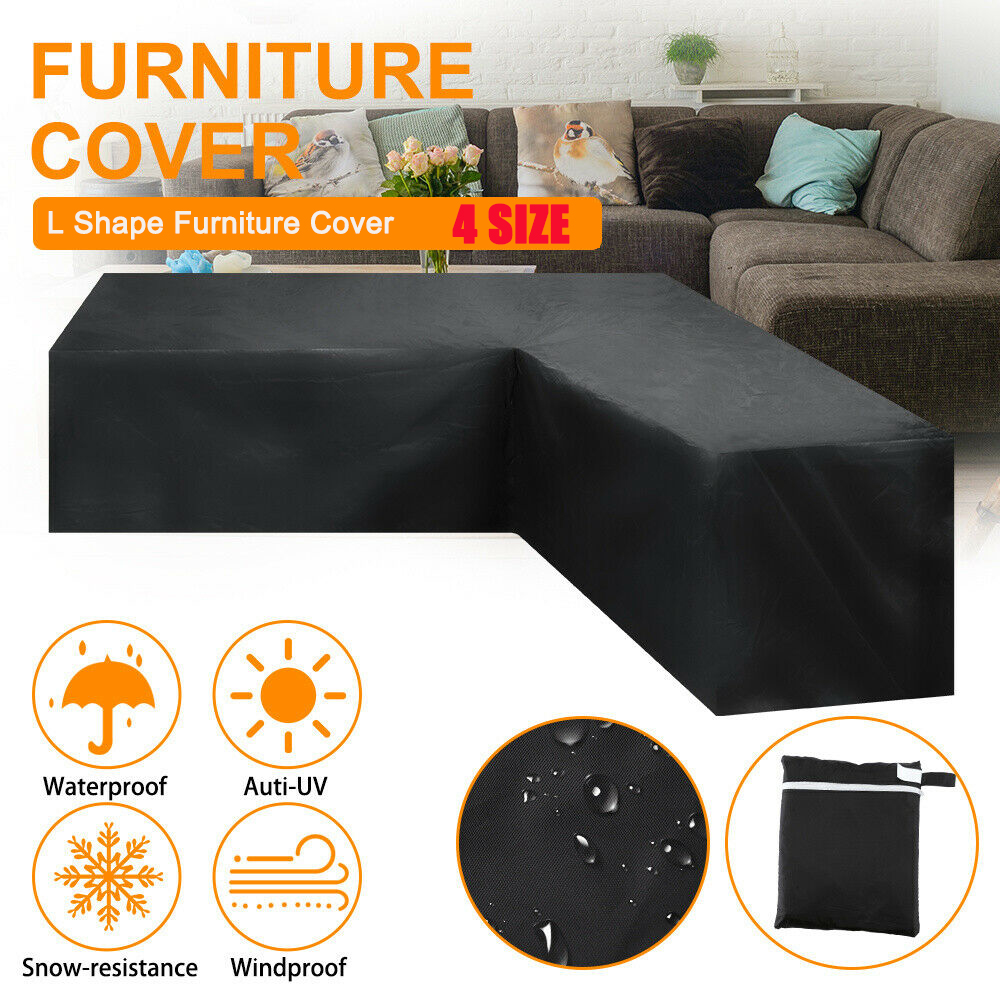Outdoor Furniture Cover Xl - L자형 가구 방수 커버 야외 정원