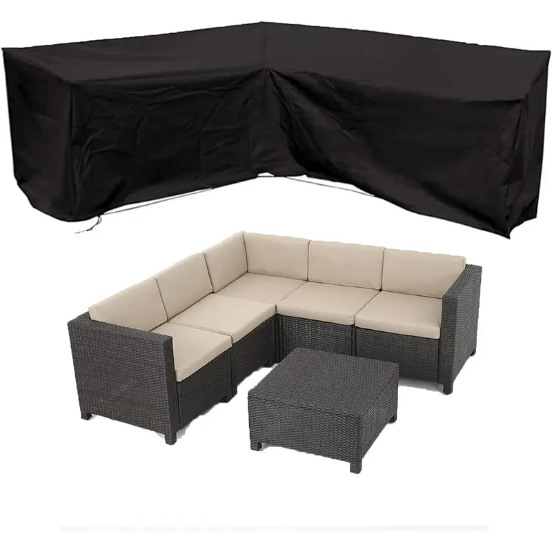 Outdoor Furniture Cover Xl - 자외선 차단 L자형 야외 소파 커버