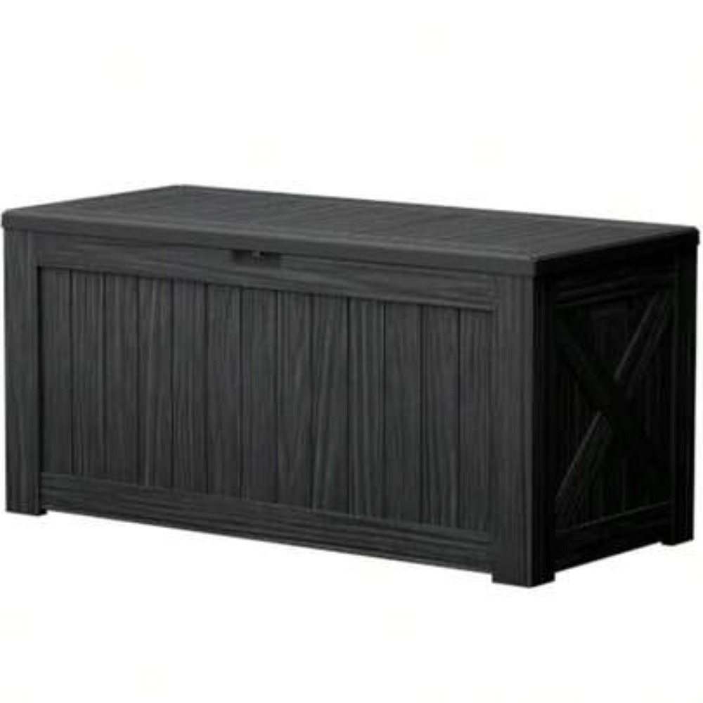 Outdoor Furniture Cushion - 120갤런 데크 박스 야외용 수납함 레진