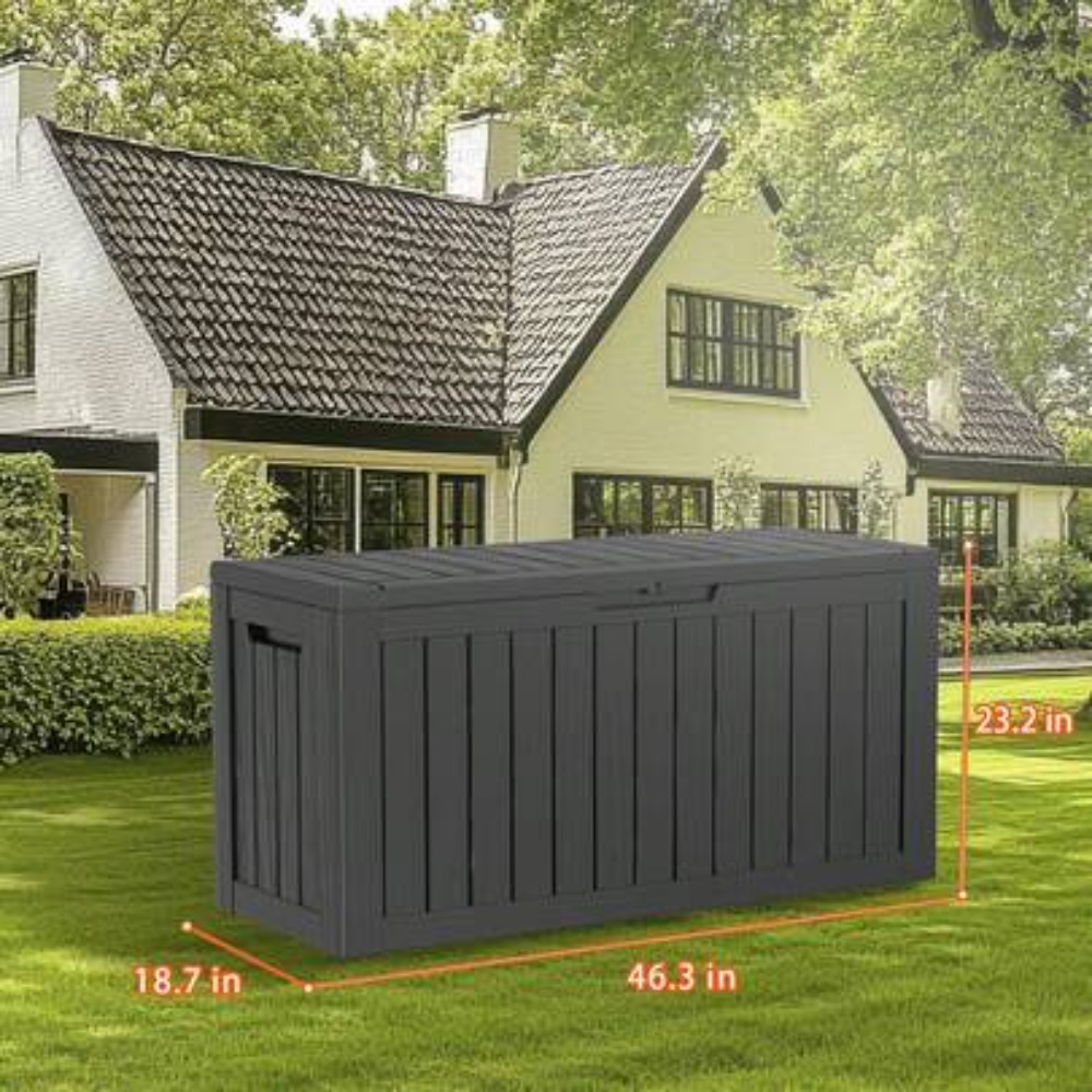 Outdoor Furniture Cushion - 90갤런 잠금식 레진 데크 박스 방수