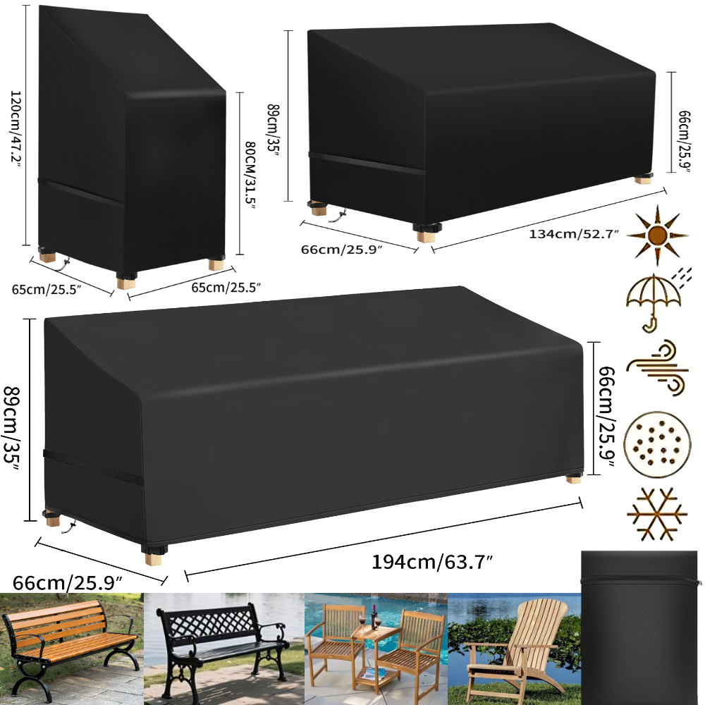 Outdoor Furniture Fabric Waterproof - 방수 파티오 의자 먼지 커버 정원