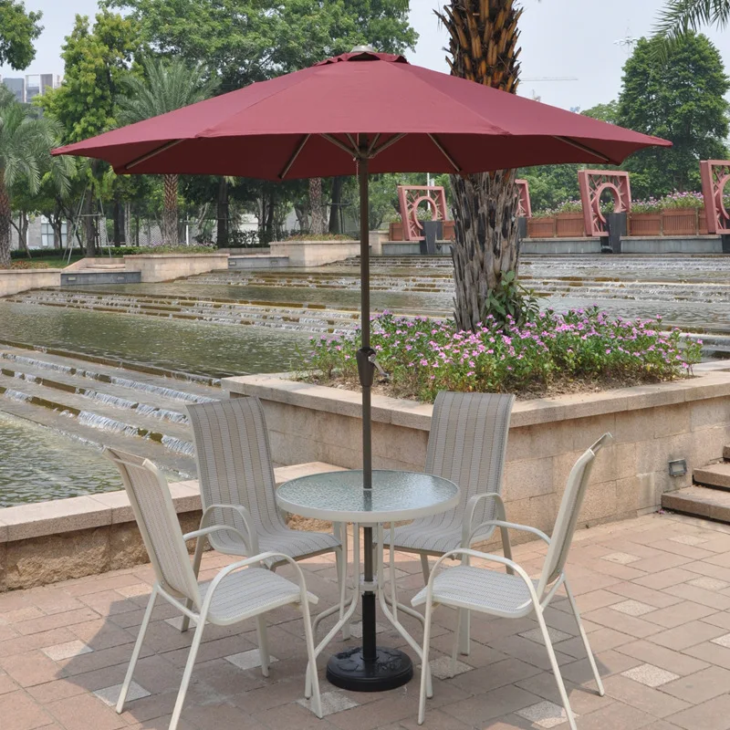 수동 크랭크식 야외 파티오 우산 대형 차양 파라솔 (빌 - Outdoor Furniture Vendors 리뷰 및 가격
