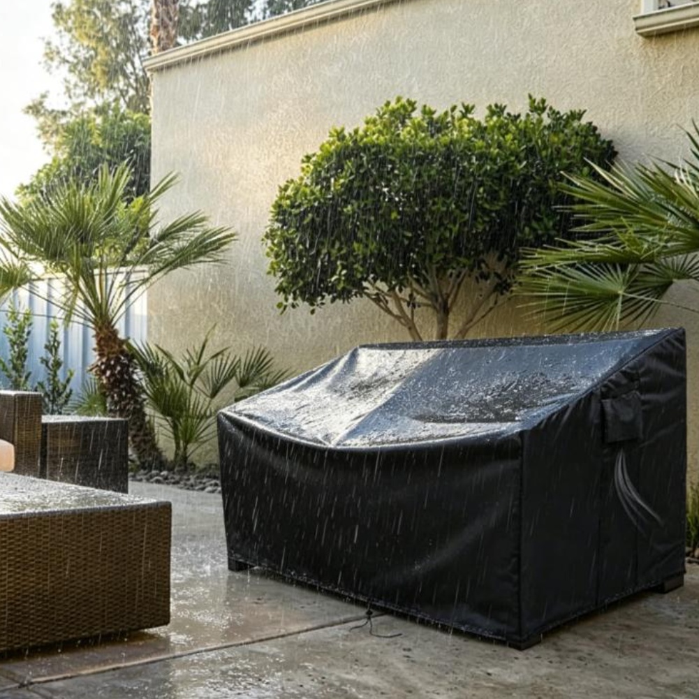 헤비 듀티 파티오 소파 커버 방수 야외 소파 커버 파티 - Outdoor Furniture Fabric Waterproof 리뷰 및 가격