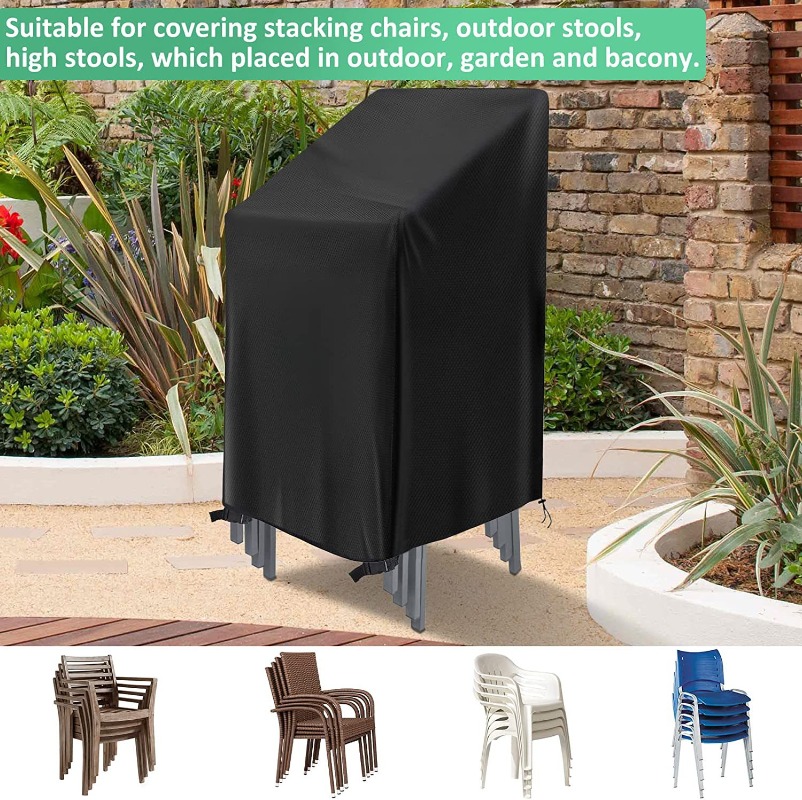 1/2/PCS 스택형 의자 먼지 커버 방수 방진 파티오 - Outdoor Furniture Covers 리뷰 및 가격