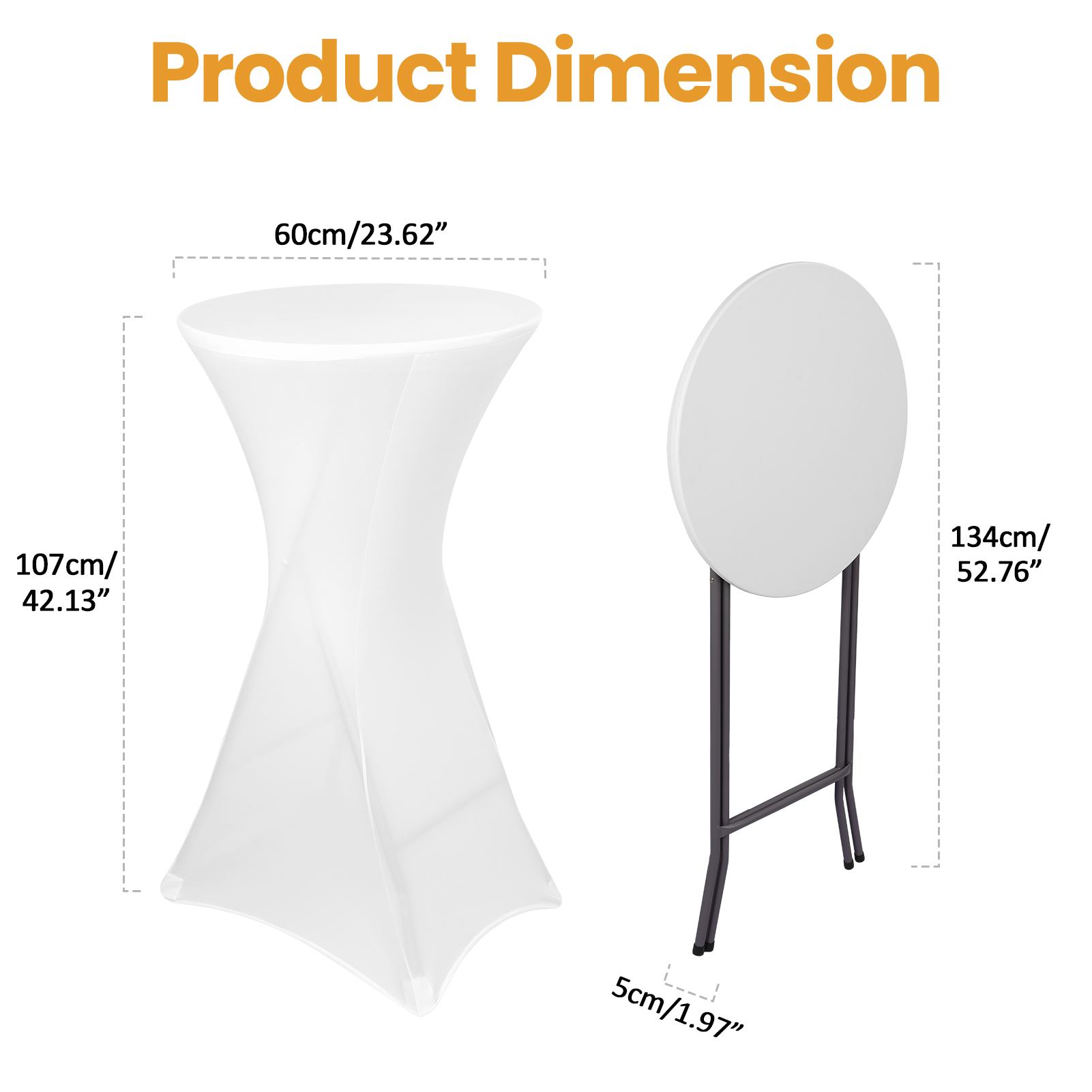 2세트 24인치 야외용 하이탑 칵테일 테이블, 접이식  - Outdoor Furniture Legs 리뷰 및 가격