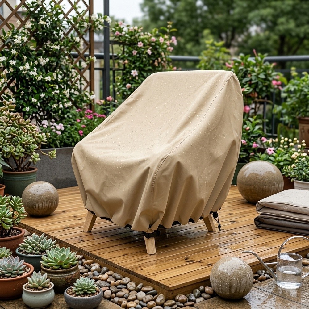 방수 파티오 의자 커버 야외 라운지 딥 시트 싱글 잔디 - Outdoor Furniture Covers 리뷰 및 가격