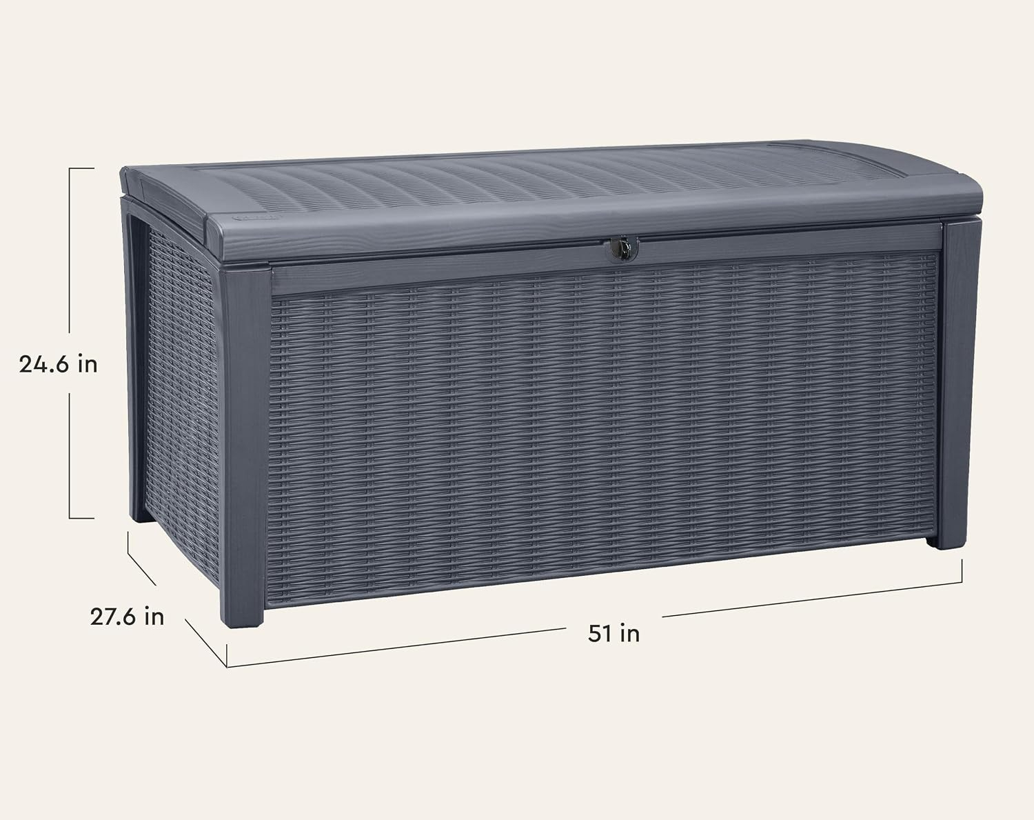110갤런 야외용 수납 데크 박스, 잠금 가능 방수 레 - Outdoor Furniture Cushion 리뷰 및 가격