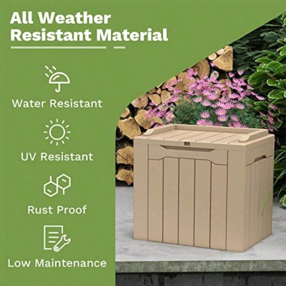 특대형 90갤런 레진 데크 박스, 야외용 보관함 - 파 - Outdoor Furniture Cushion 리뷰 및 가격