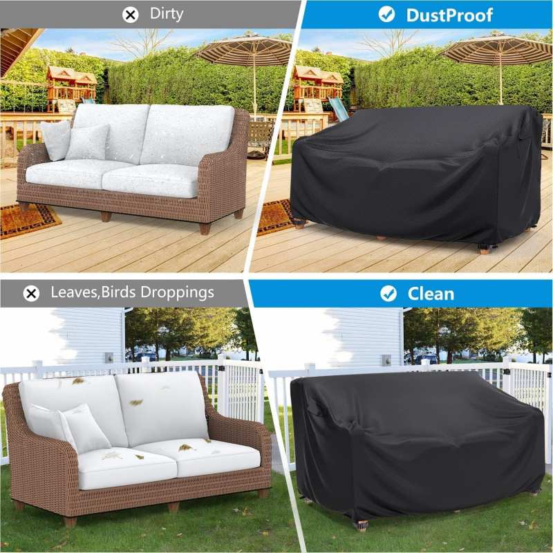 1pcs 야외 가구 커버, 210D 파티오 소파 커버, - Outdoor Furniture Covers 리뷰 및 가격