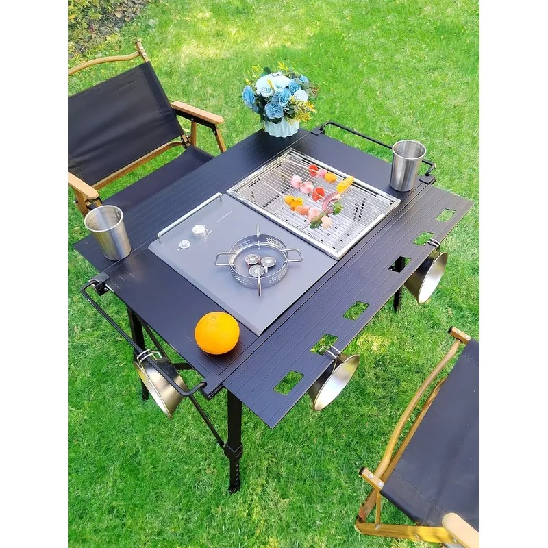   접이식 IGT 테이블 경량 백팩 롤 테이블 다기능  - Outdoor Furniture Legs 리뷰 및 가격