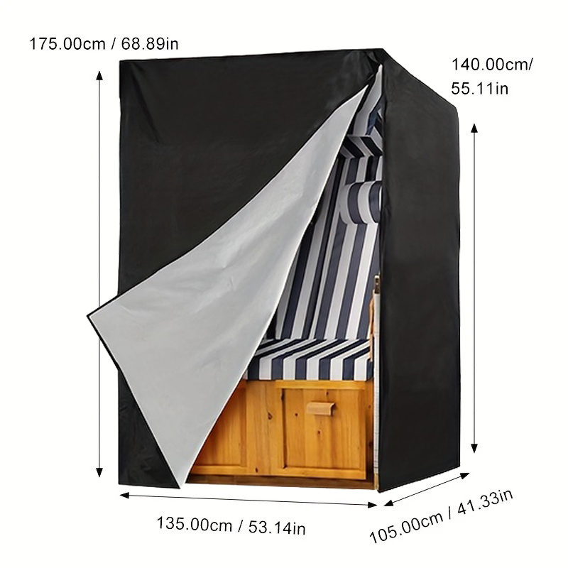 1피스 블랙 야외 가구 커버, 해변용 의자, 정원 그네 - Outdoor Furniture Covers 리뷰 및 가격