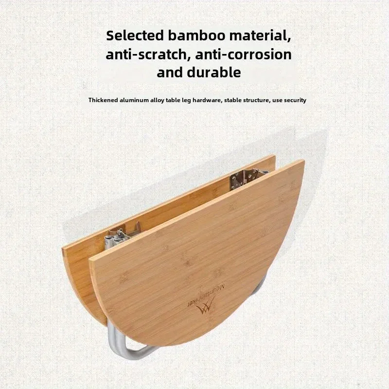 MOUNTAINHIKER 휴대용 캠핑 테이블 원형 접이 - Outdoor Furniture Small 리뷰 및 가격