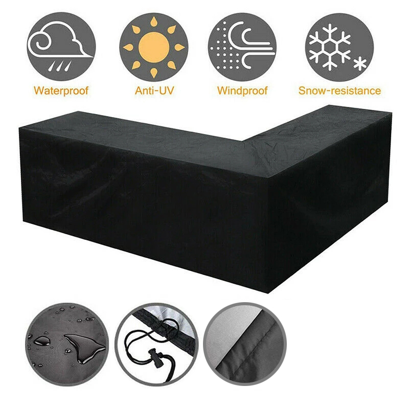 방수 코너 가구 커버, L 모양, 다용도 커버, 정원, - Outdoor Furniture Cover Xl 리뷰 및 가격