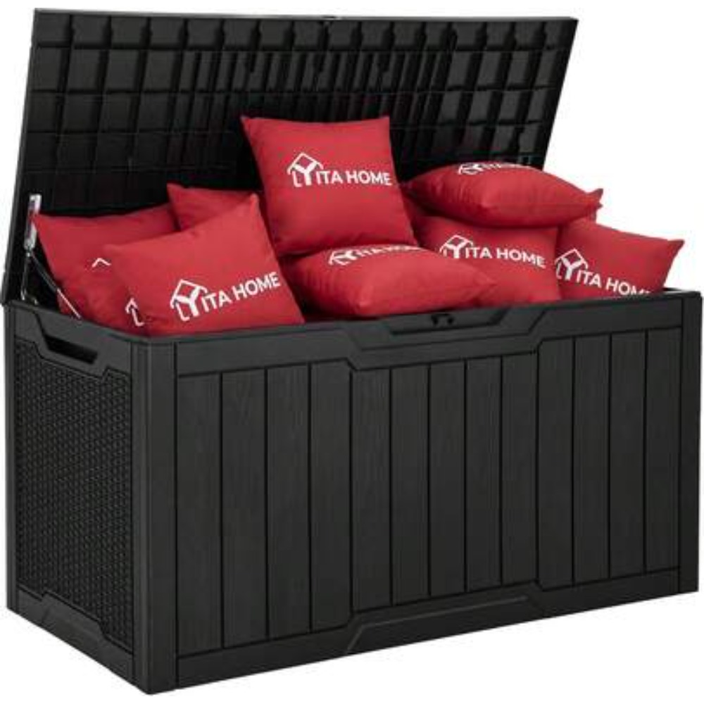 100갤런 대형 야외 데크 박스 방수 레진 보관함, 잠 - Outdoor Furniture Cushion 리뷰 및 가격