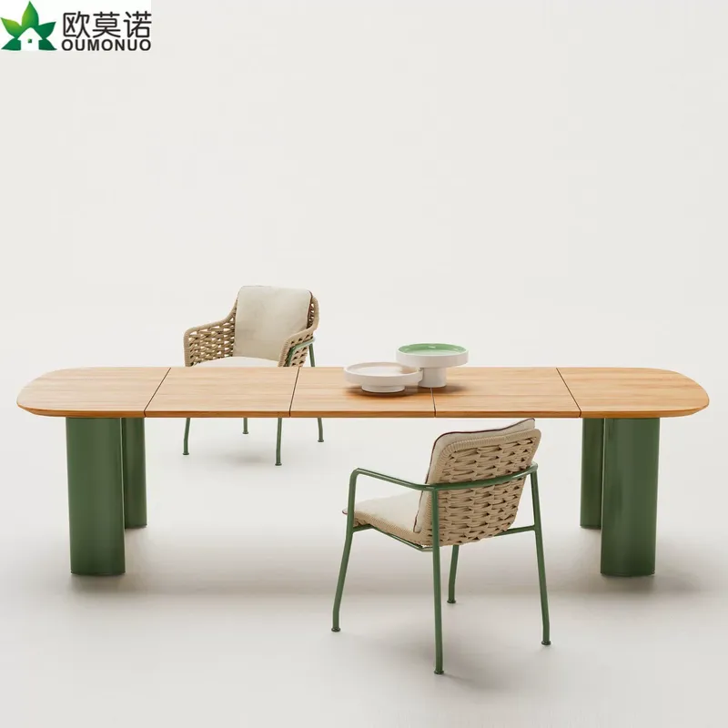 북유럽 라탄 야외 식탁 의자 세트 홈스테이 빌라 호텔  - Outdoor Furniture For Cafe 리뷰 및 가격