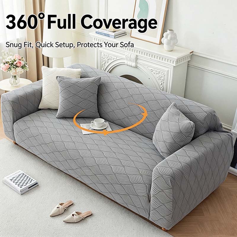1개 자카드 소파 커버 풀 랩 논슬립 소파 보호 커버  - Outdoor Furniture Cover Xl 리뷰 및 가격