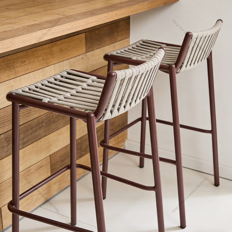 북유럽 야외 알루미늄 합금 바 의자 현대적인 하이 엔드 - Outdoor Furniture For Cafe 리뷰 및 가격