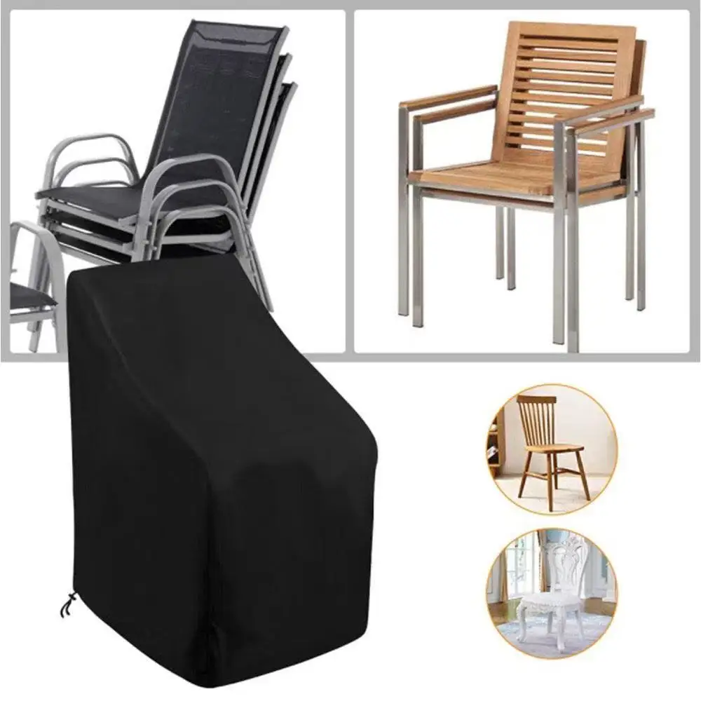 스태킹 의자 먼지 커버 보관 가방 야외 정원 가구 보호 - Outdoor Furniture Covers 리뷰 및 가격
