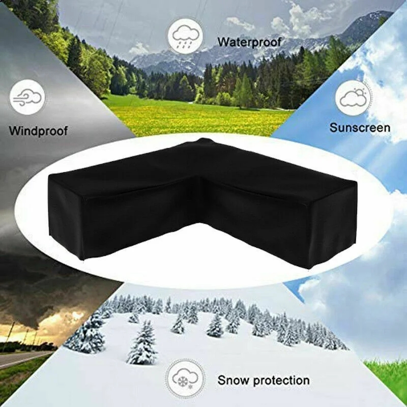 야외용 L자형 소파 커버/가구 커버, 방수, 방진 및  - Outdoor Furniture Cover Xl 리뷰 및 가격