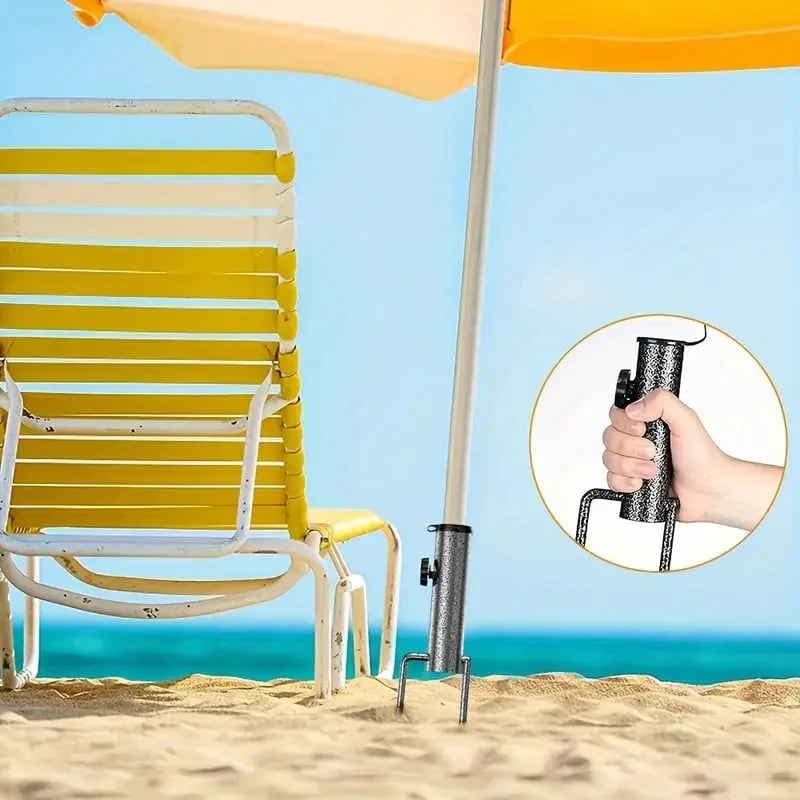 비치 우산 스탠드 야외 우산 접지 플러그, 조정 가능한 - Outdoor Furniture Legs 리뷰 및 가격