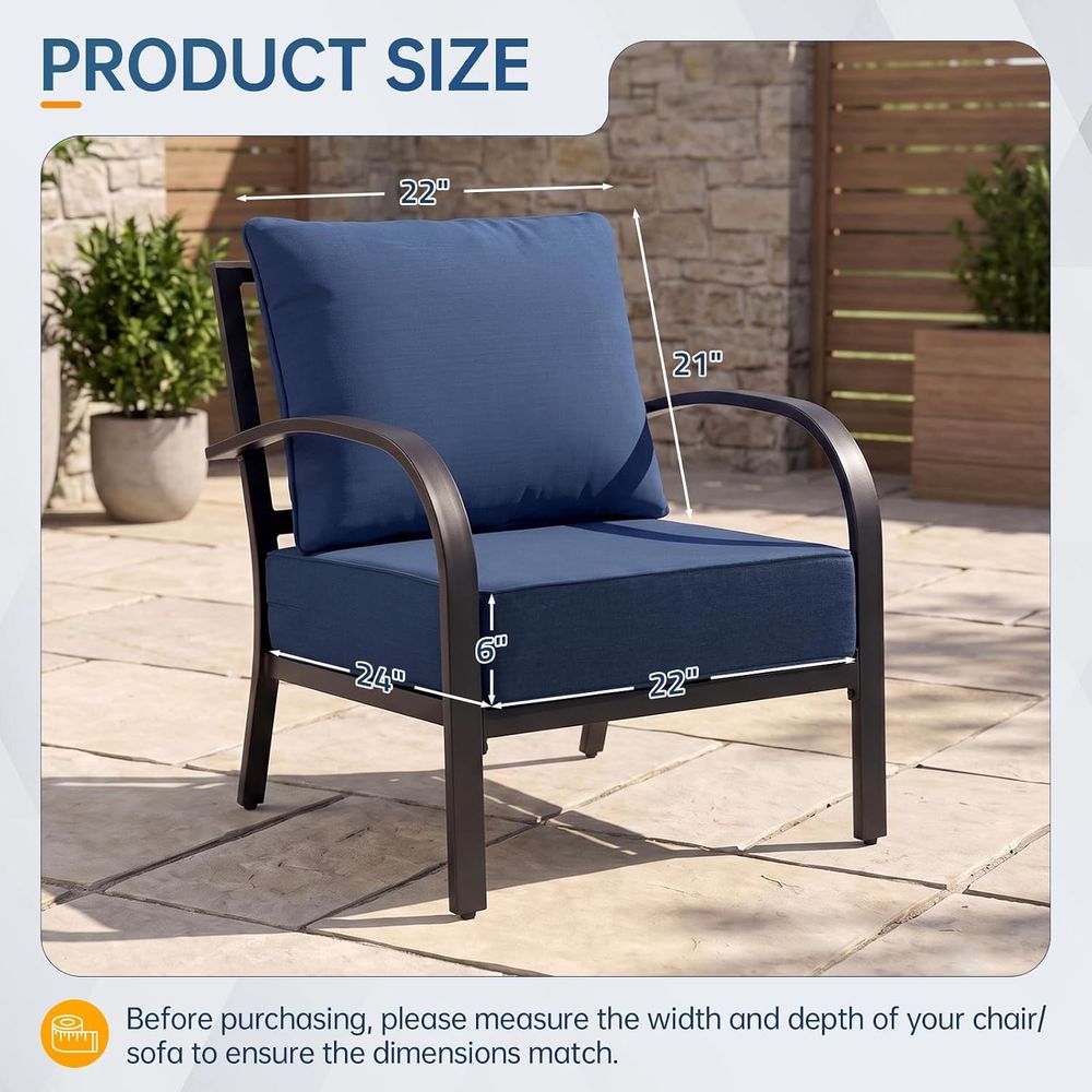야외용 가구 쿠션, 6인치 두께의 방수 시트 쿠션, 2 - Outdoor Furniture Cushion 리뷰 및 가격