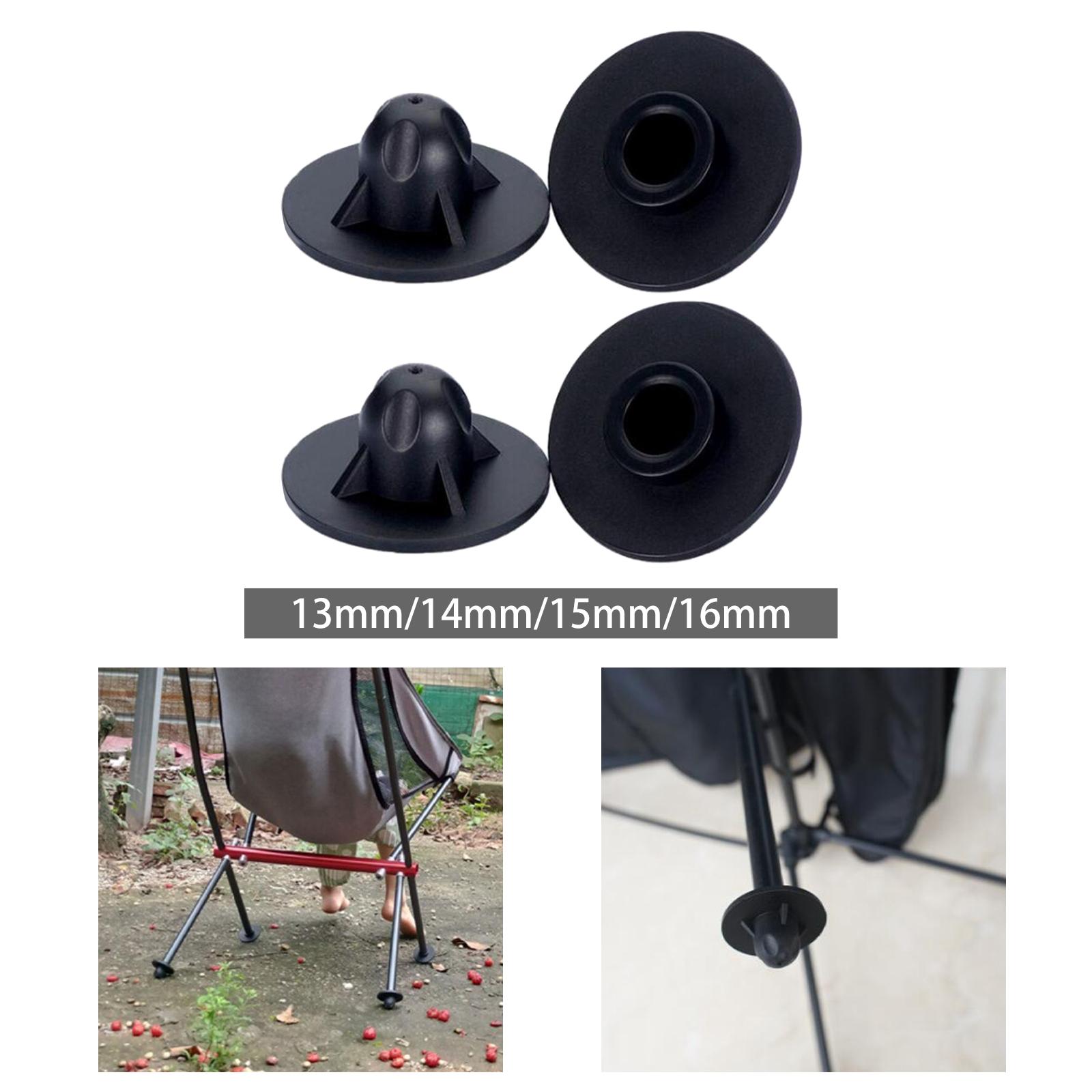 4x 가구 발 커버 캠핑 의자 발 캡 교체 의자 다리  - Outdoor Furniture Legs 리뷰 및 가격
